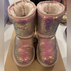 Sparkly Pink Kids Boots
